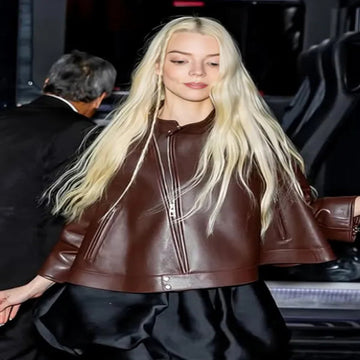Anya Taylor Joy The Gorge 2025 Leather Jacket