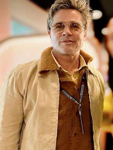 Brad Pitt F1 2025 Yellow Jacket