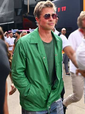 Brad Pitt F1 2025 Green Jacket