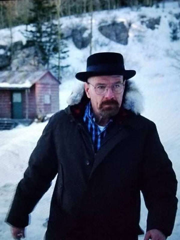 Breaking Bad Walter White Black Cotton Fur Jacket