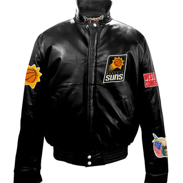 Jeff Hamilton Phoenix Suns Logo Leather Jacket