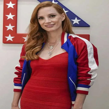 Jessica Chastain Paris Olympics 2024 Usa Jacket