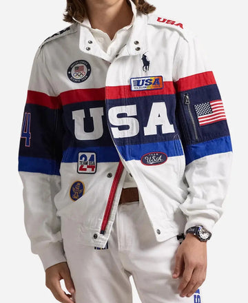 Lady Gaga Olympics 2024 Paris Team Jacket