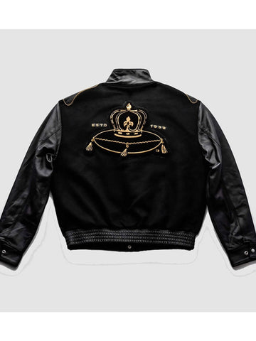 Jeff Hamilton Crown Royal x Purple Varsity Jacket