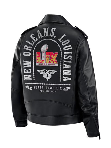 Rebecca Minkoff X Erin Andrews Super Bowl LIX Leather Jacket