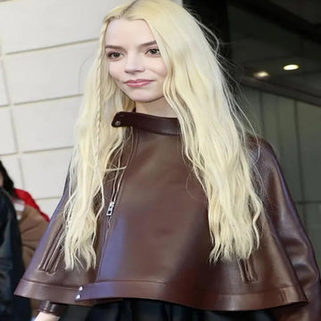 Anya Taylor Joy The Gorge 2025 Leather Jacket