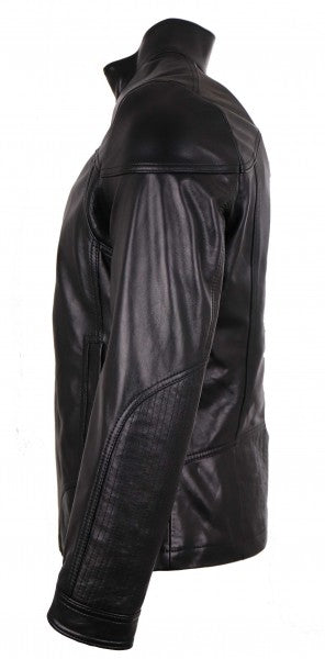 Hot Leather - Men's leather jacket lamb nappa black