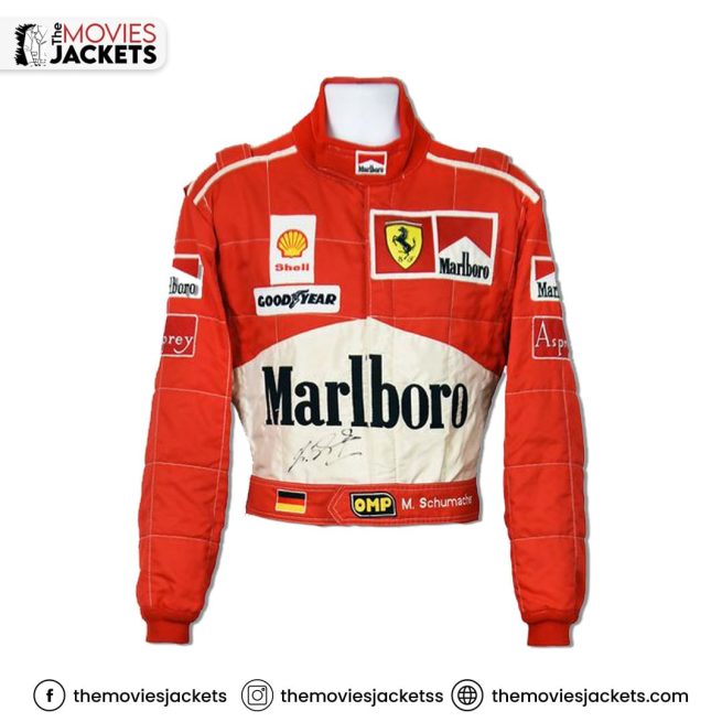 90’s FERRARI X MARLBORO Michael Schumacher Rare Blouson Jacket
