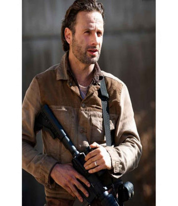 Rick Grimes The Walking Dead Season 10 Cotton Jacket