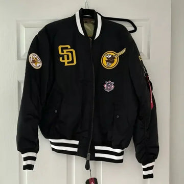 Alpha Industries New Era San Diego Padres Bomber Jacket
