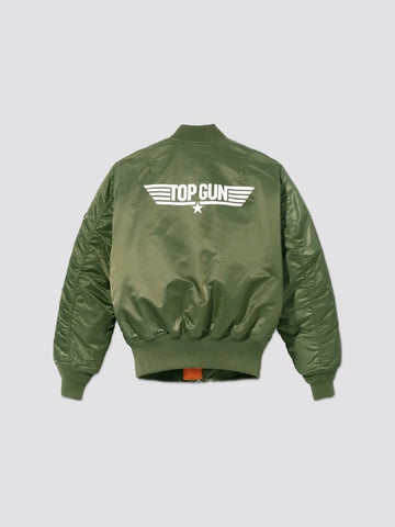 Alpha X Top Gun MA-1 Bomber Green Jacket