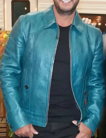 Luke Bryan American Idol Leather Jacket