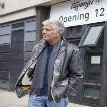 Anthony Bourdain Leather Jacket