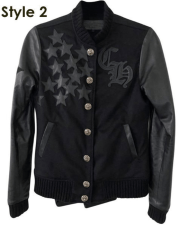 Men’s Chrome Hearts Varsity Letterman Jacket