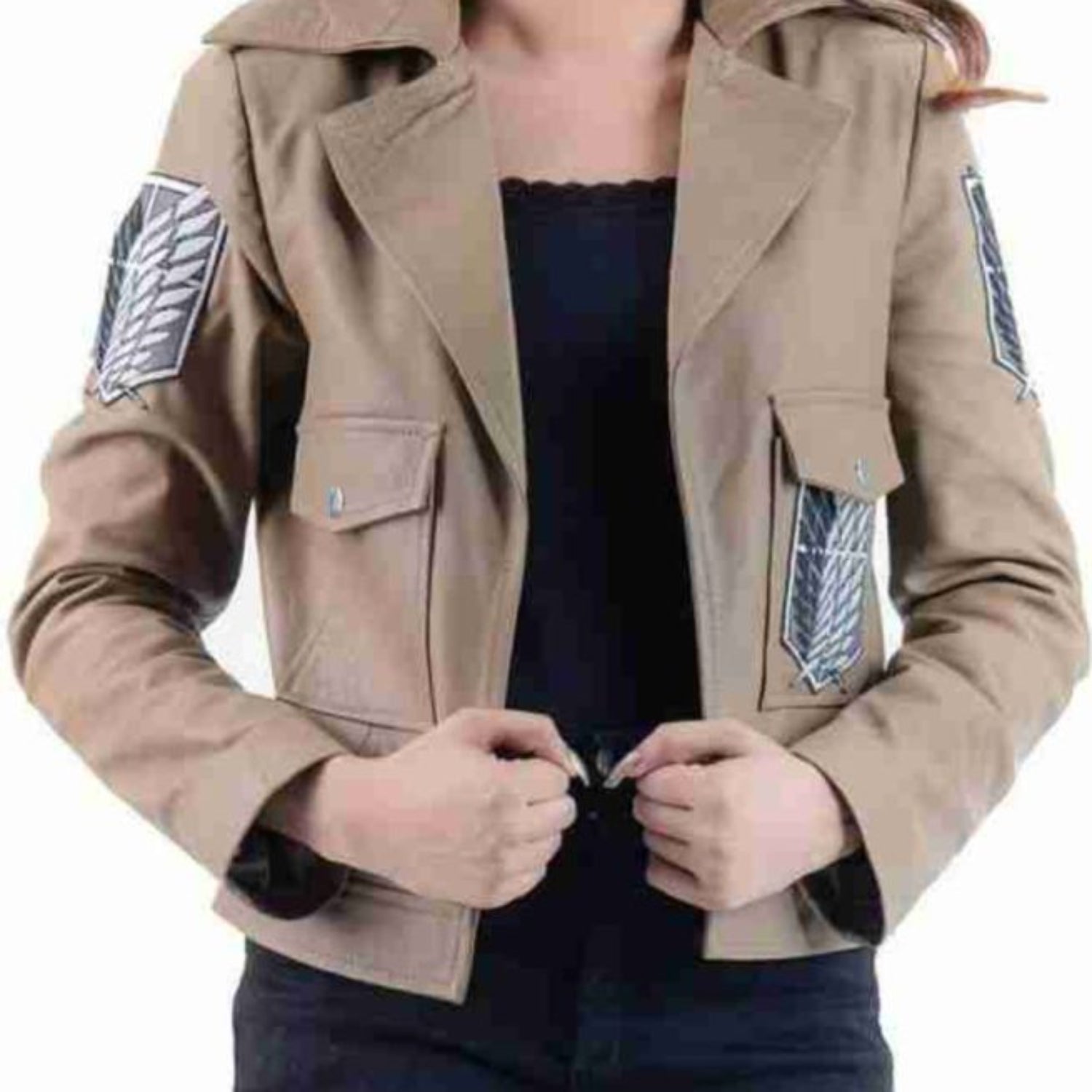 Attack On Titan Brown Leather Jacket