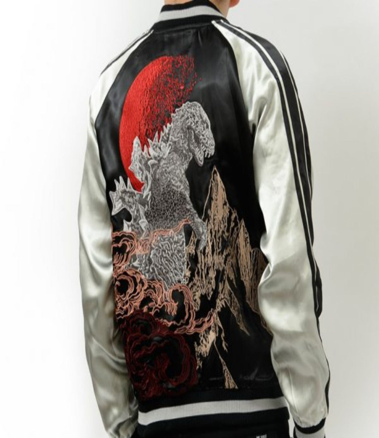 Godzilla Bomber Leather Jacket