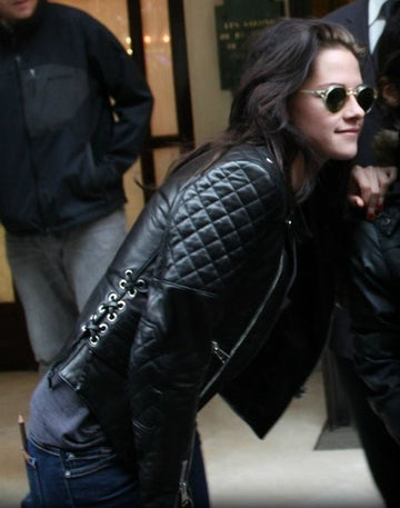 Kristen Stewart Biker Leather Jacket