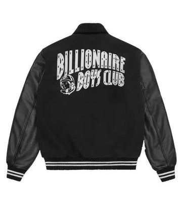 Billionaire Boys Club Black Astro Patch Varsity Jacket