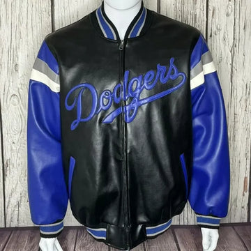 Black Blue MLB Los Angeles Dodgers Jacket