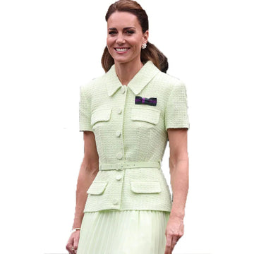 Catherine Middleton Wimbledon 2023 Green Jacket