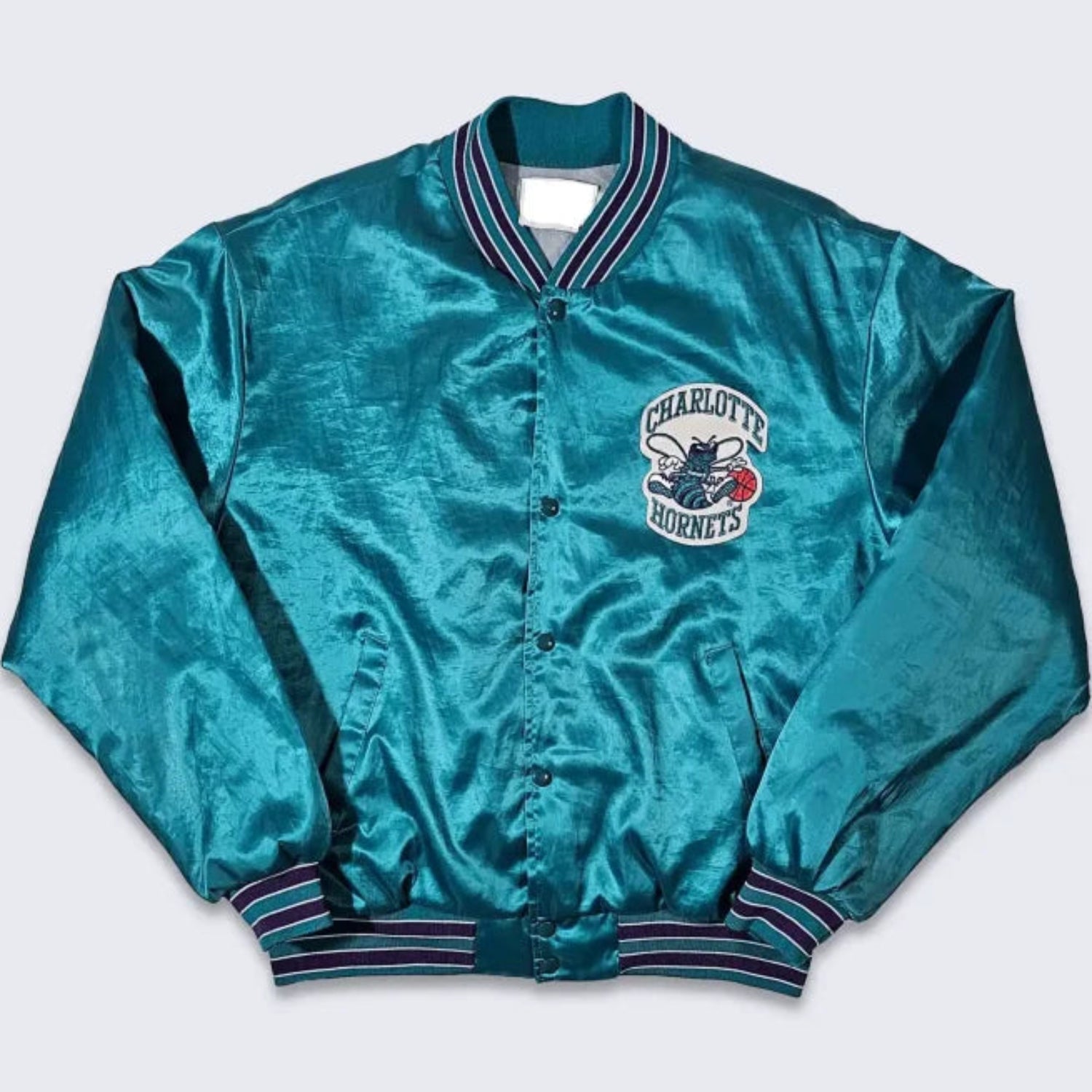 Charlotte Hornets Vintage 90s Swingster Satin Jacket