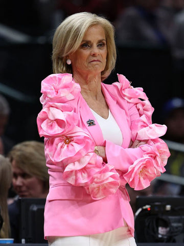 Kim Mulkey Pink Jacket