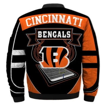 Cincinnati Bengals Football Bomber Jacket