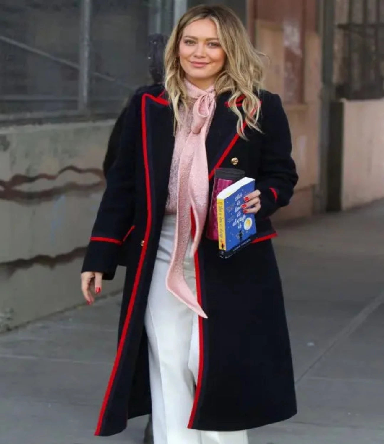 Younger Hilary Duff Wool Coat