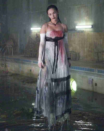 Jennifer Body Halloween White Gown Costume