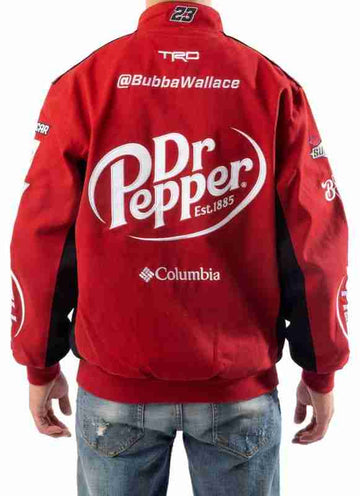 Red Cotton Dr. Pepper Racing Jacket