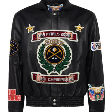 Denver Nuggets NBA Championship Leather Jacket