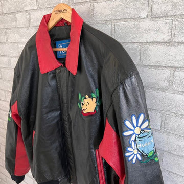 Disney Pooh Leather Vintage Jacket