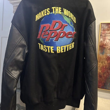 Dr Pepper Makes The World Taste Better Varsity Jacket