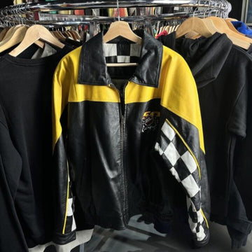 Dr Pepper Replica Vintage Nascar Leather Racing Jacket