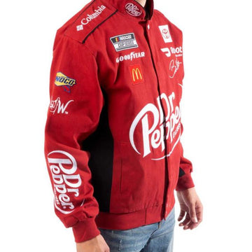Dr Pepper Red Cotton Racing Jacket