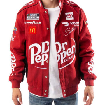 Dr Pepper Red Cotton Racing Jacket
