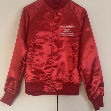 Drake Scorpion OVO 2018 Tour Satin Red Jacket