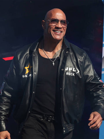 Dwayne Johnson Daytona 500 Leather Jacket