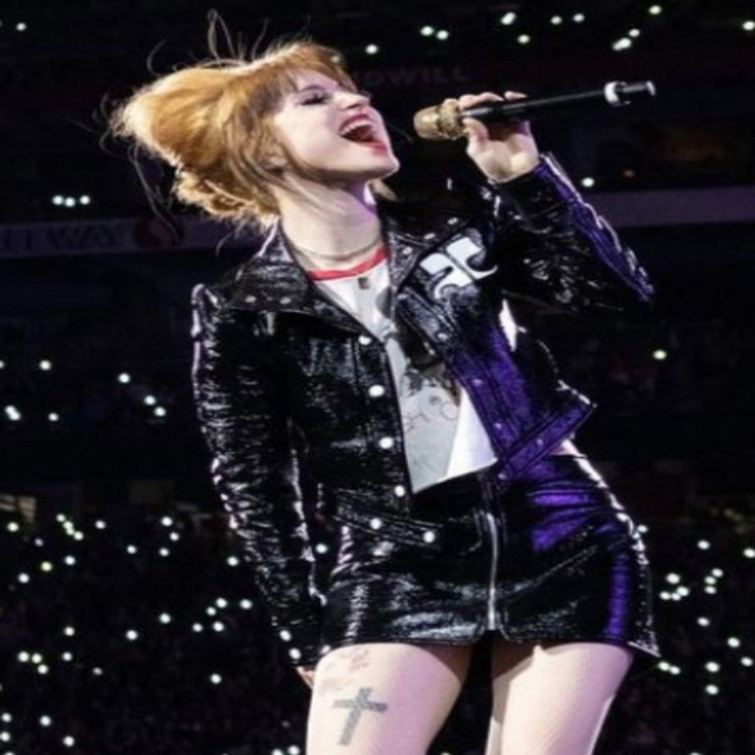 Hayley Williams Paramore In Milwaukee Bucks Leather Jacket