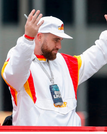 Travis Kelce Chiefs Super Bowl Parade Jacket