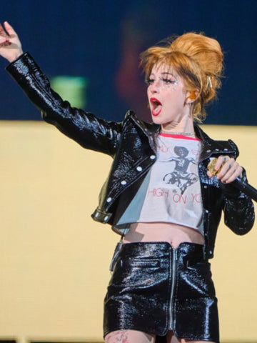 Hayley Williams Paramore In Milwaukee Bucks Leather Jacket