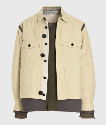Jalen Hurts Beige Jacket