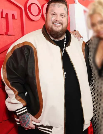 Jelly Roll CMT Music Awards 2024 Leather Jacket