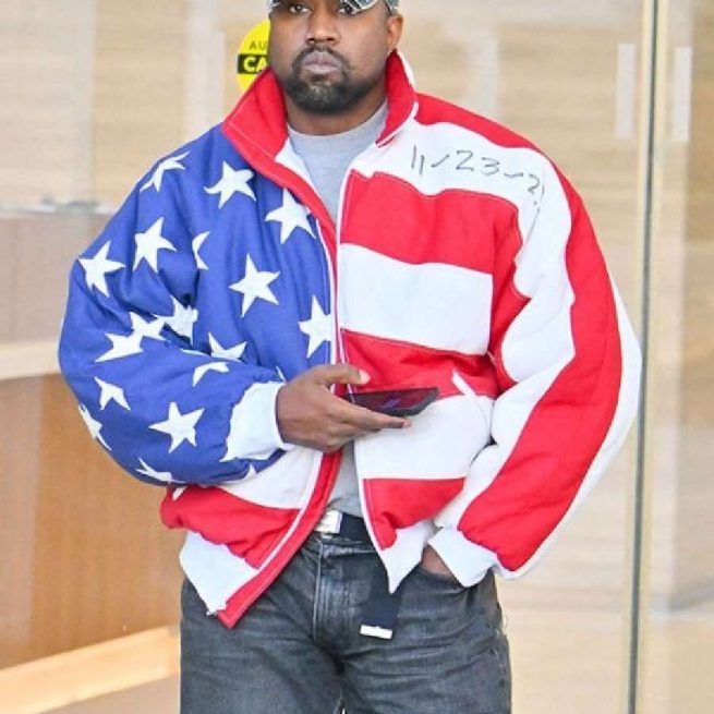 Kanye West American Flag Jacket