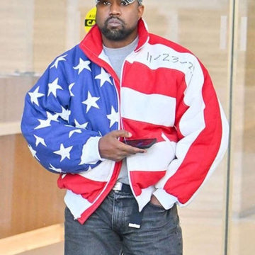 Kanye West American Flag Jacket