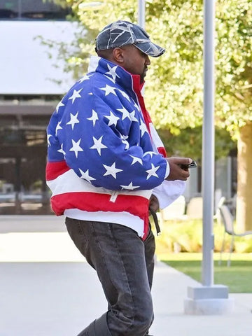 Kanye West American Flag Jacket
