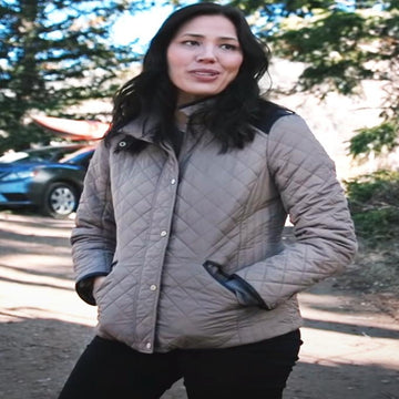 Michaela Conlin Yellowstone Sarah Nguyen Quilted Jacket