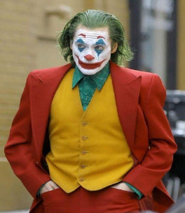 Joaquin Phoenix Joker Red Tuxedo Suit