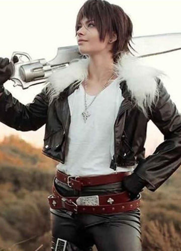 Final Fantasy Squall Leonhart Leather Jacket