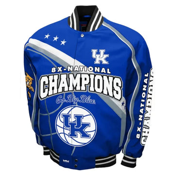 Kentucky Wildcats Basketball 8-Time Champions Jacket